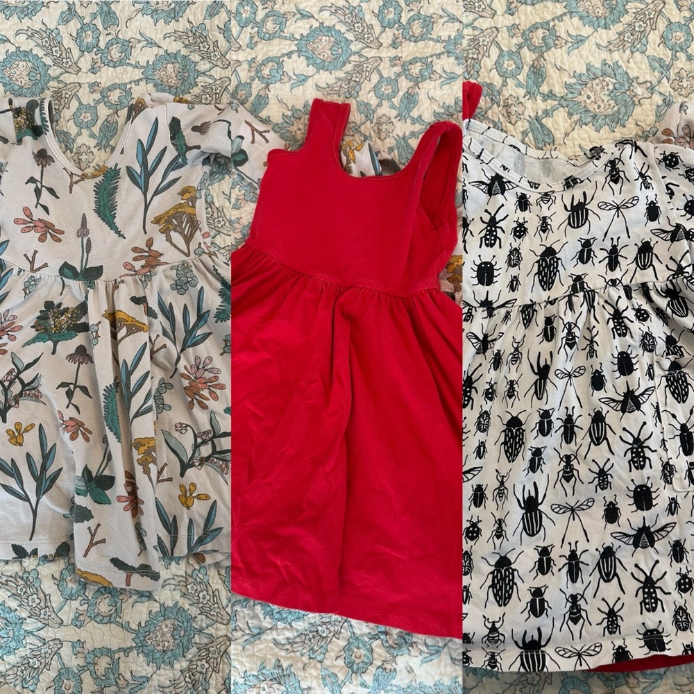 Botanical dress lot.
